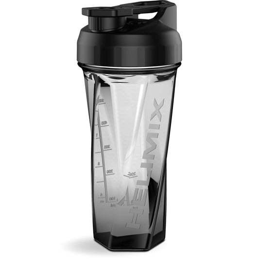 HELIMIX 2.0 Vortex Blender Shaker Bottle Holds upto 28oz | No Blending Ball or Whisk | USA Made | Portable Pre Workout Whey Protein Drink Cup | Mixes Cocktails Smoothies Shakes | Top Rack Safe